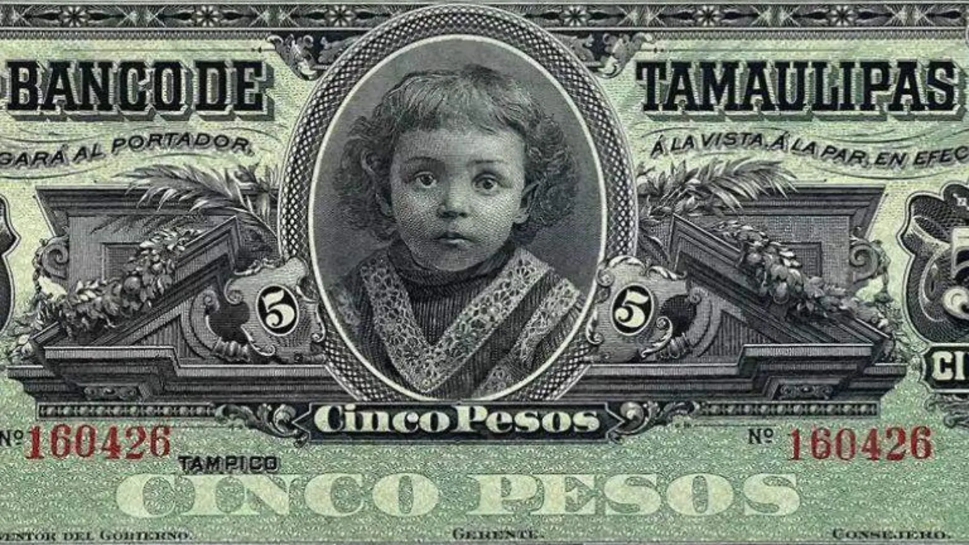 Ponen a la venta billetes del banco de Tampico y que dice Tampico 